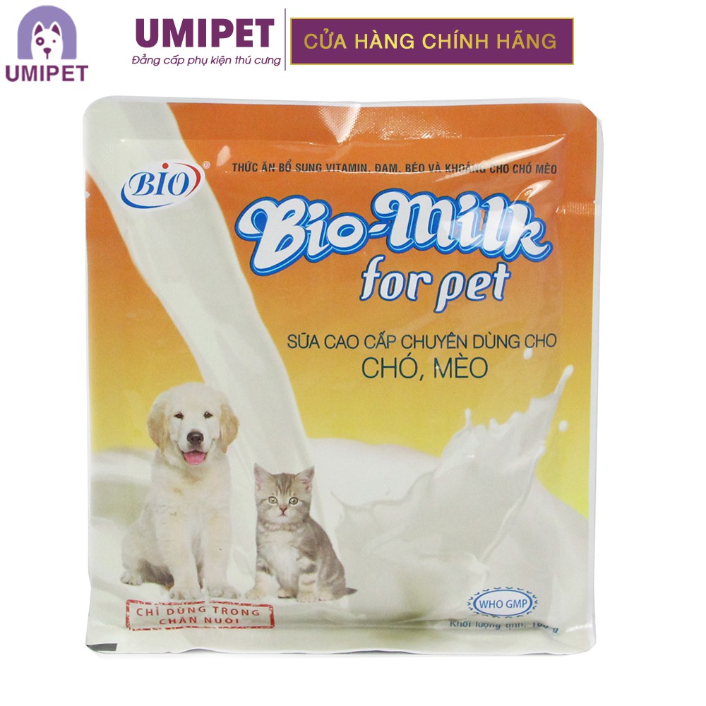 Sữa bột BioMilk cho Thú cưng UMIPET 100Gr