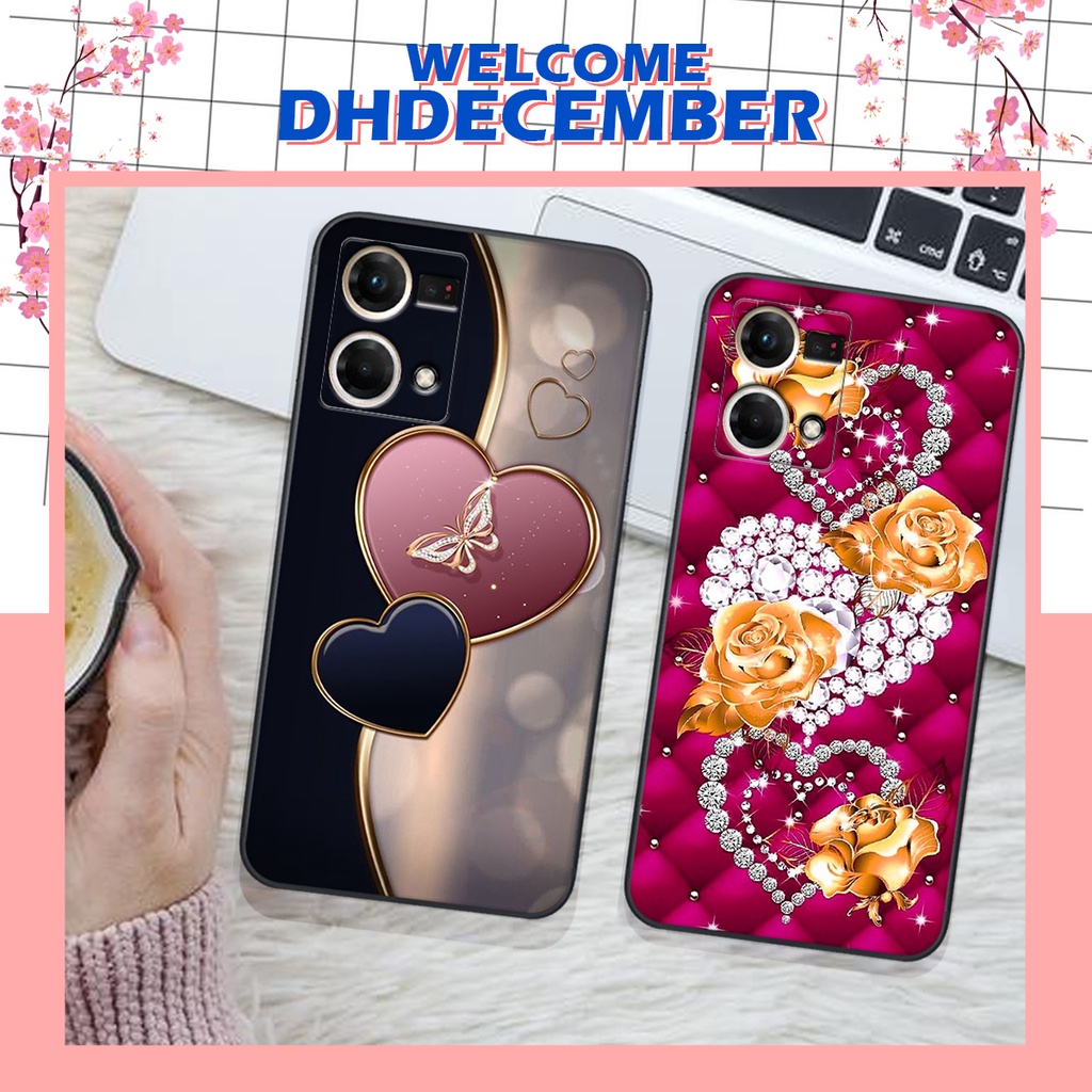 Ốp lưng Oppo RENO 7 4G - BẢO VỆ CAMERA in hình hoa tinh tế , mới mẻ DH DECEMBER