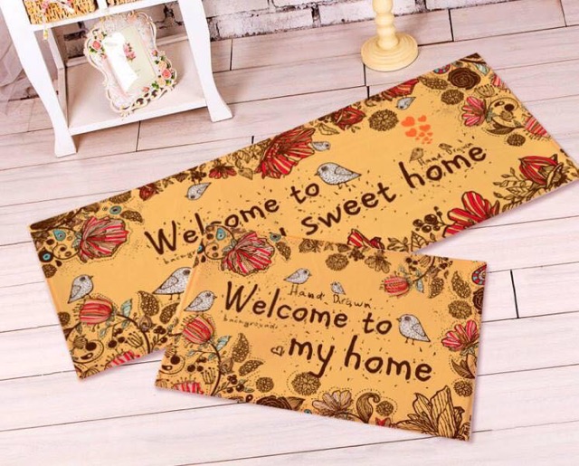 Thảm lông mịn xuất Nhật [ LOẠI ĐẸP] size 45 x120cm