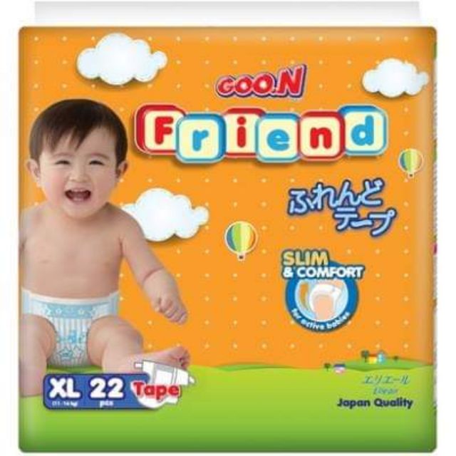 Bỉm goon friend dán m29_l24_xl22