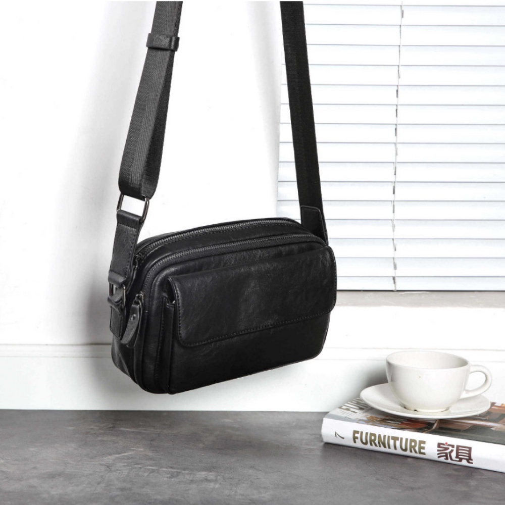 Túi đeo chéo nam nữ,Da Pu cao cấp,Size: 23x16x7 cm ,Chống thấm nước -Kiểu dáng trẻ trung, cá tính - 𝑰𝑩𝑨𝑮