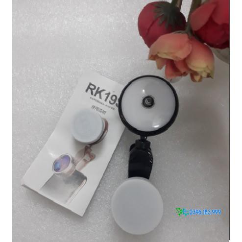 Đèn led RK19S hỗ trợ Selfie Cho điện thoại tích hợp đèn led 8 bóng | BigBuy360 - bigbuy360.vn