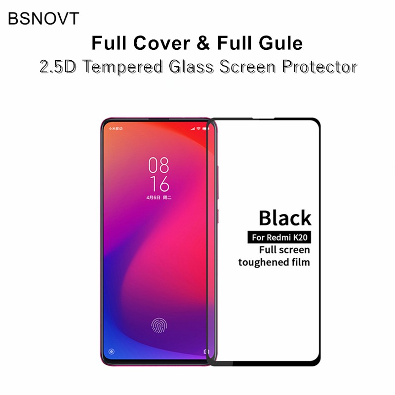 Miếng Dán Kính Cường Lực Full Màn 9D Cho Xiaomi K20 - Đen
