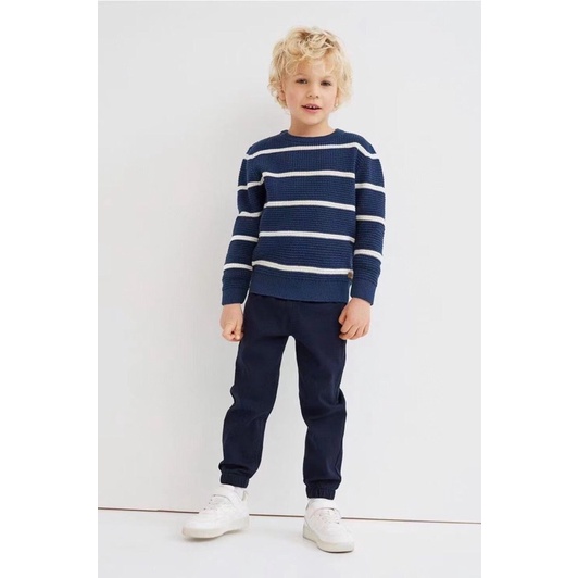 Quần bé trai kaki Jogger Hờ Mờ bo gấu QUAN14