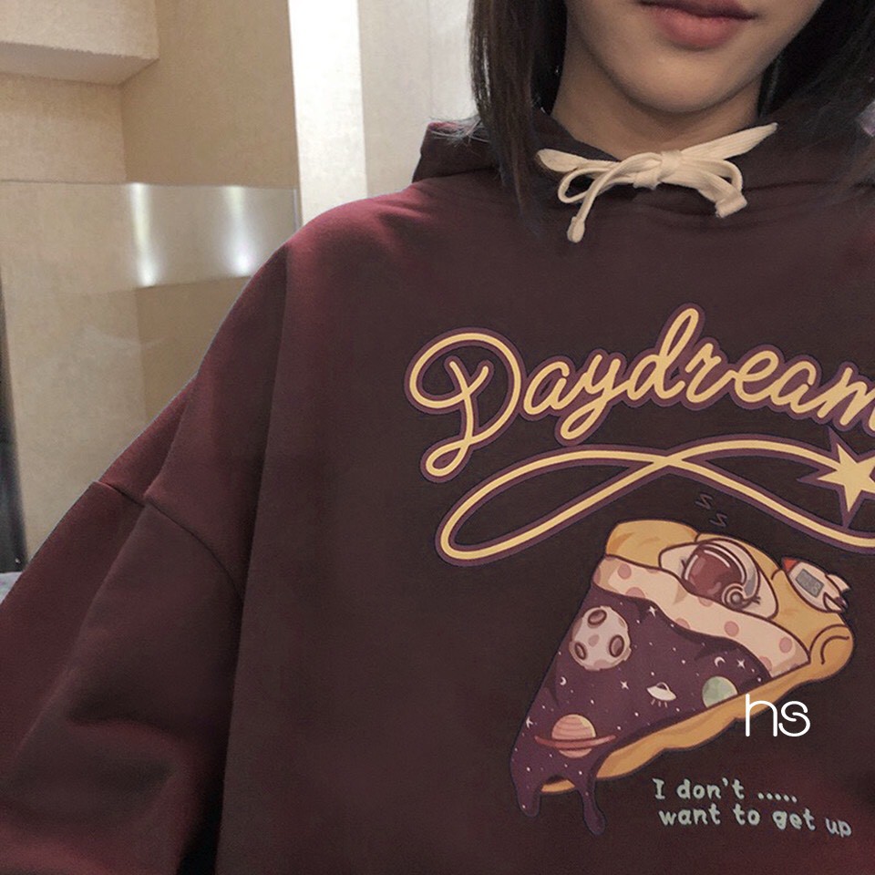 Áo Hoodie Bánh Pizza - Áo Hoodie Chất Nỉ Ngoại - Có Ảnh Thật Kèm Đánh Giá Xưởng May DCS