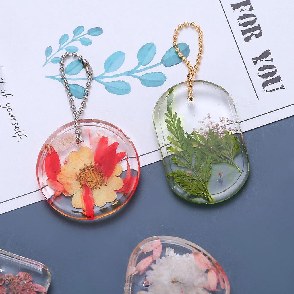 Khuôn Làm Mặt Vòng cổ / Móc Khóa Bằng Epoxy Độc Đáo Tiện Dụng