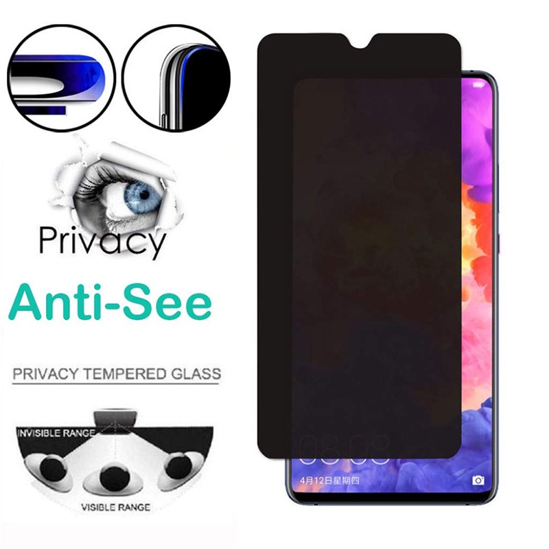 Kính Cường Lực Chống Nhìn Trộm HD Cho TECNO Spark 8 9 3 Pro 8C 8T 6 GO Power