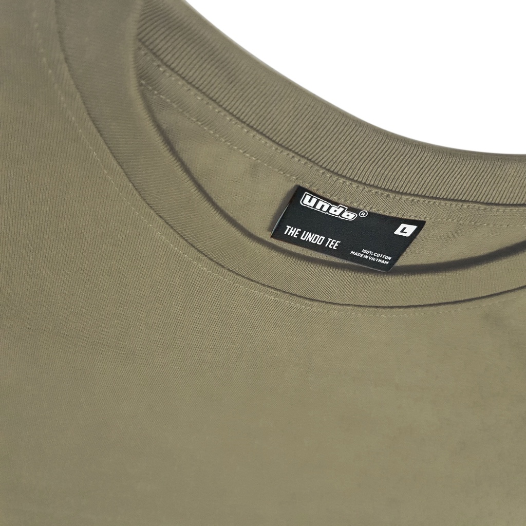 Áo Thun Unisex Undo Data Màu Stone 100% Standard Cotton - Local Brand Chính Hãng