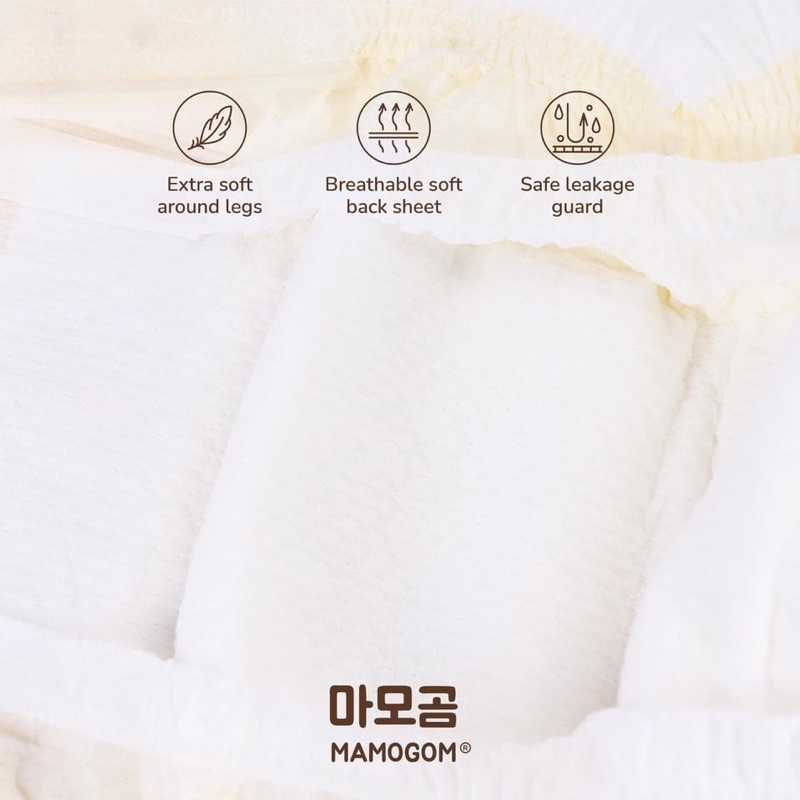 Tã/Bỉm quần Mamogom cao cấp size M,L,XL,XXL, siêu mỏng công nghệ Hàn Quốc thấm hút tốt