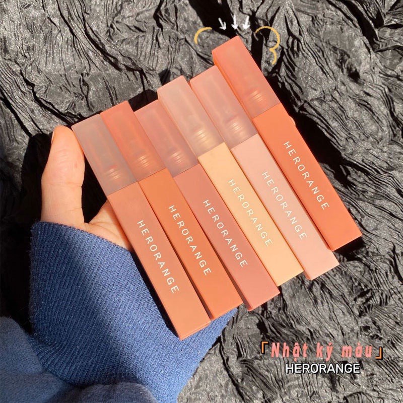 Son Kem Lì Herorange Mud Velvet Matte Lipstick