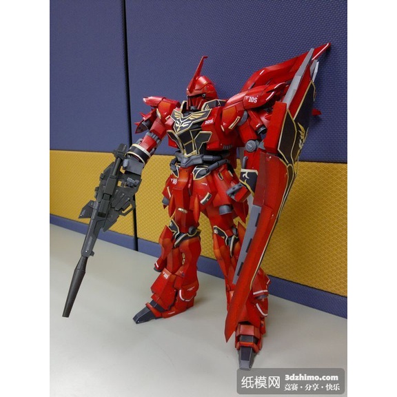 Mô hình giấy 3D  Gumdam M SN-06S Sinanju