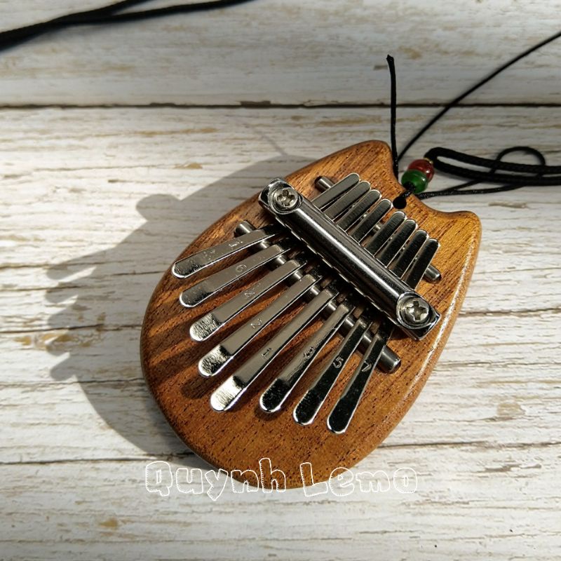 Mua [Có Sẵn] Đàn Kalimba 8 Phím [Gỗ] Độc Đáo - (Đàn Kalimba 8 Phím Mini) - Dễ Sử Dụng - Có Dây Buộc Dễ Thương