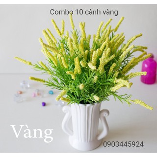 Hoa giả - Cành Hoa lavender Pháp 45cm - Cành giả trang trí
