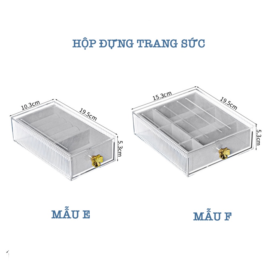 Kệ Đựng Mĩ Phẩm Trong Suốt Mika Cao Cấp R001