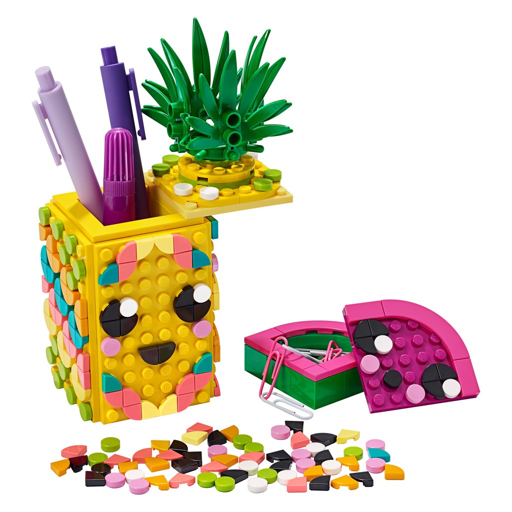 41906 LEGO Dots - Pineapple Pencil Holder - Hộp bút chì hình trái thơm