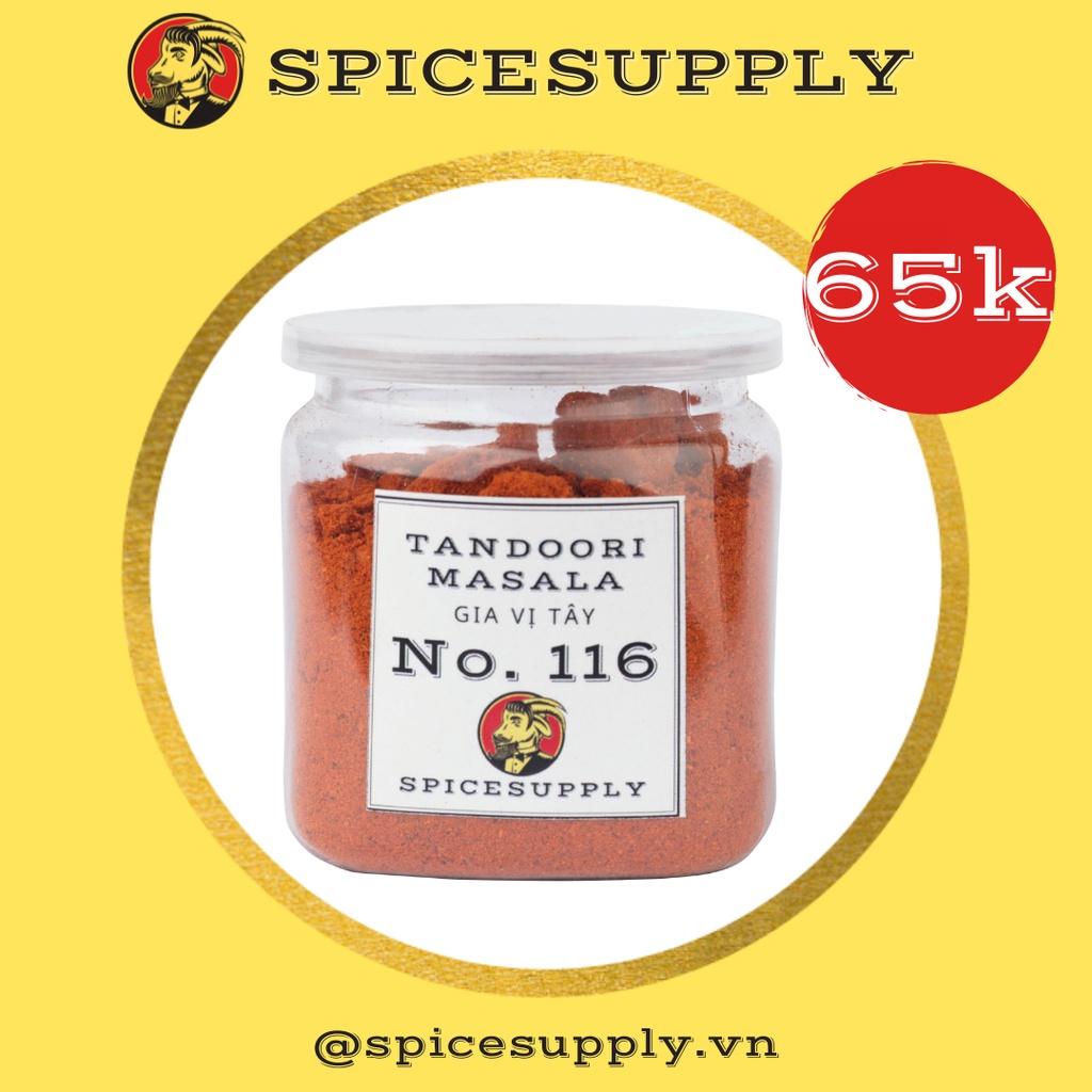 Tandoori Masala - SPICESUPPLY Việt Nam Gia vị Ấn Độ Hũ 60g
