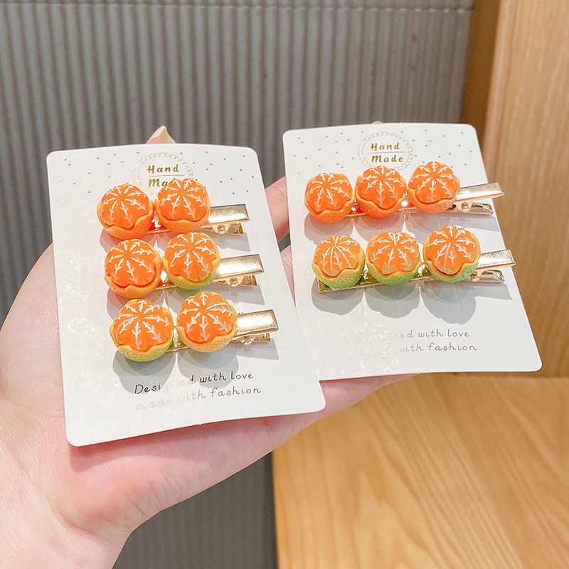 Kẹp tóc hình trái cây độc đáo dễ thương cho bé gái
