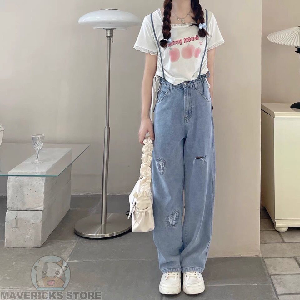 Áo Thun Tay Ngắn Dáng Rộng Mềm Mại Phong Cách Nhật Bản Dễ Thương Cho Nữ
