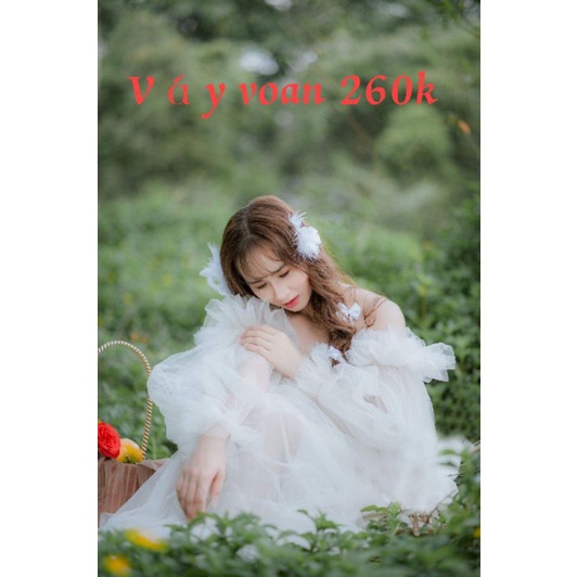 &quot; HOT&quot; Váy voan chụp mẫu concept