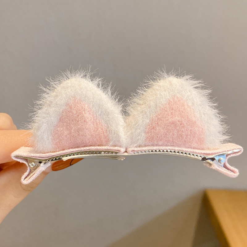 Kẹp tóc hình tai mèo dễ thương thời trang Hàn Quốc cho bé gái