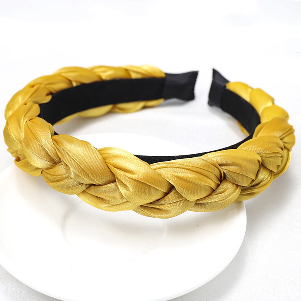 Cài tóc họa tiết tết bím màu trơn sành điệu