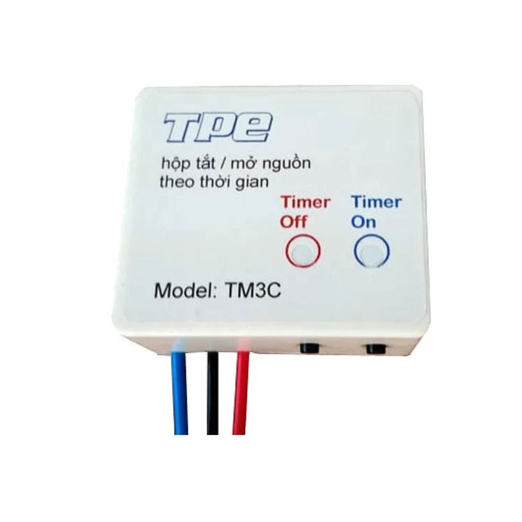 Bộ 10 cái công tắc hẹn giờ tuần hoàn TPE TM3C-10c - Trắng