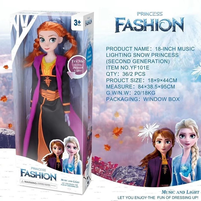 Búp Bê Barbie Công Chúa Elsa Và Anna Trong Phim Frozen Ii Có Đèn Và Nhạc