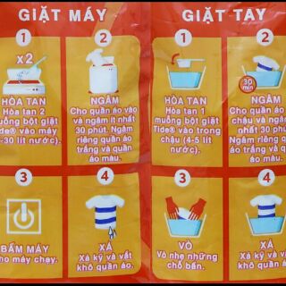 Bột giặt Tide trắng 800g
