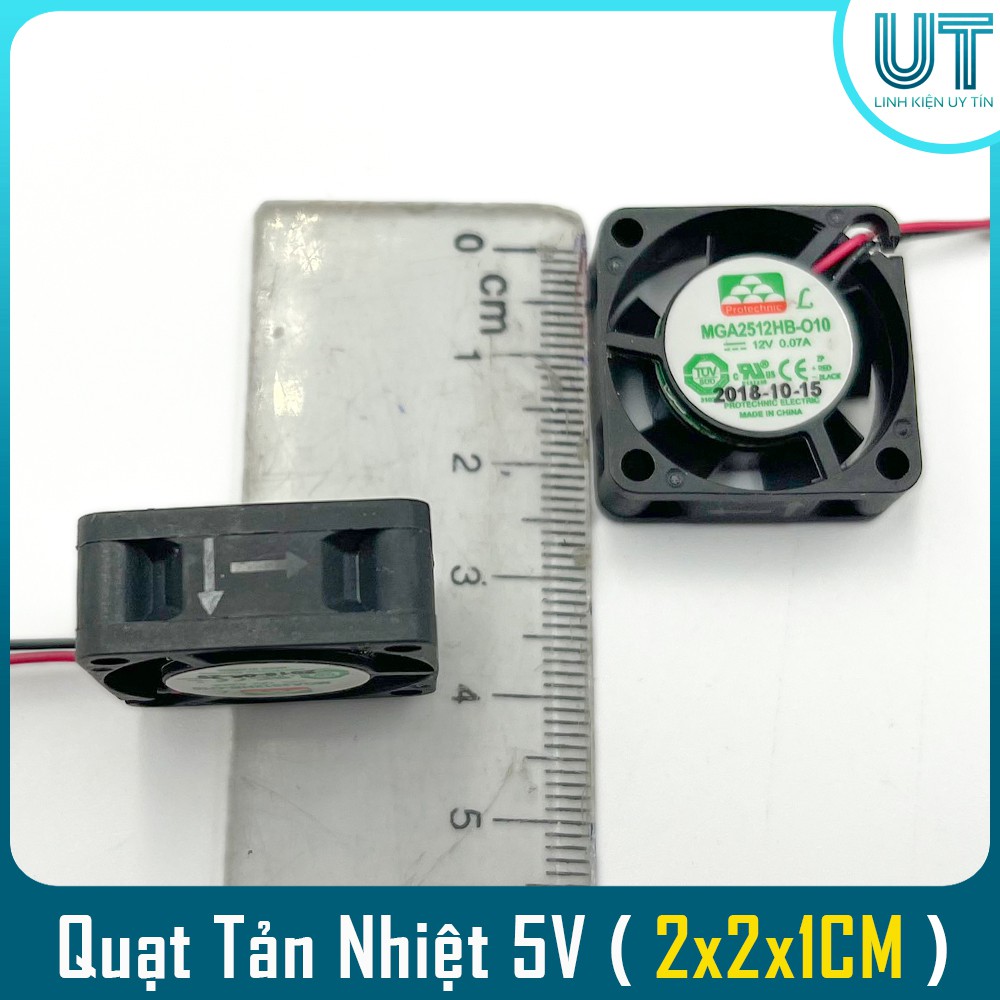 Quạt Tản Nhiệt 5V mini 2x2x1cm (Chính hãng)