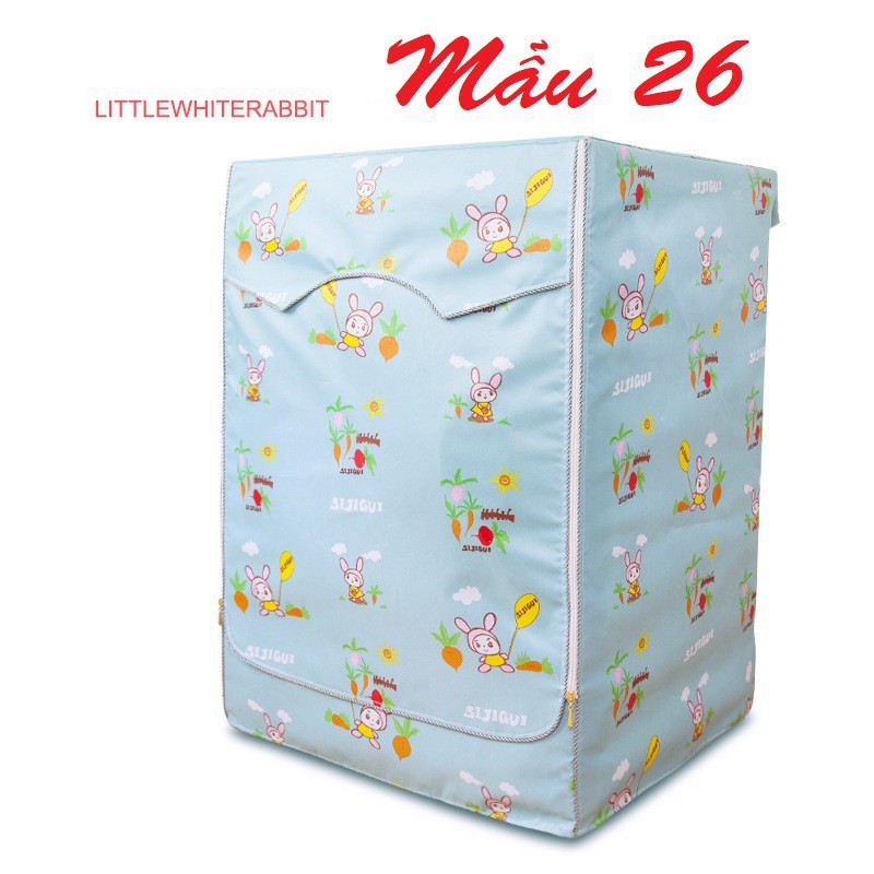 Áo Trùm Máy Giặt Cửa Ngang 6kg - 10kg Chống Nước, Nắng Lớp Bạc Cách Nhiệt Tốt ྇