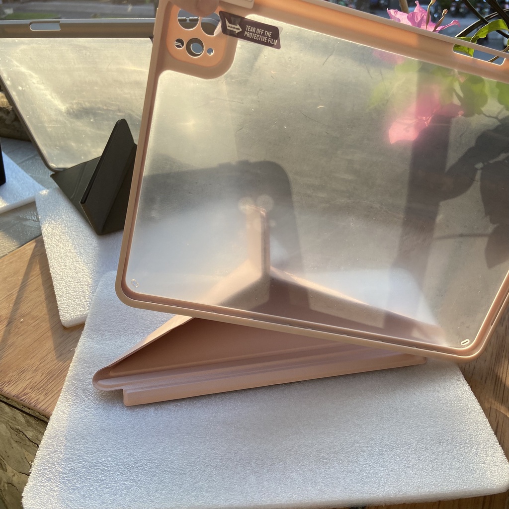 [Hỏa Tốc HCM] Bao da DUX DUCIS iPad Pro 11/ 12.9 inch (M2-2022/M1-2021/2020/2018) (MAGI SERIES) Có Khay Đựng Bút - Đen