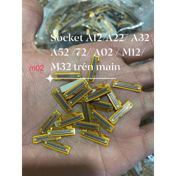 Socket A12,x22,x32,a52,72,a02,m12,m32 ,m02 trên main