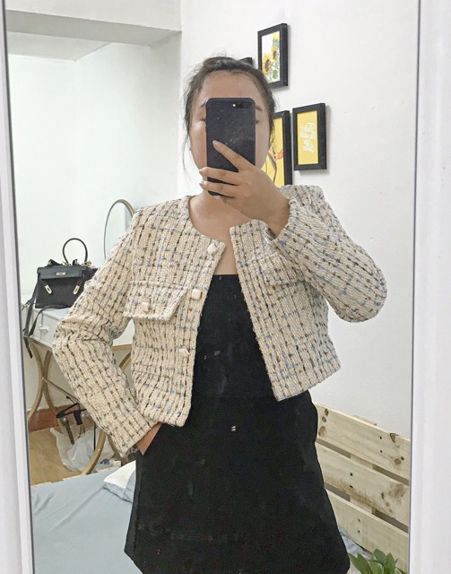 ÁO KHOÁC DẠ TWEED SANG CHẢNH