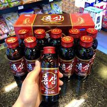 SÂM NƯỚC HÀN QUỐC (hộp 10 chai x100ml)