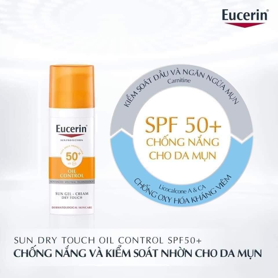 Kem chống nắng EUCERIN OIL CONTROL ( đủ bill mua tại Pháp)