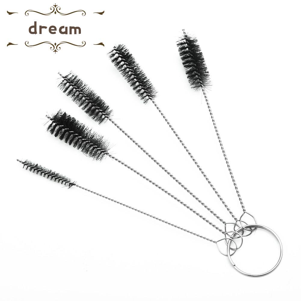 【DREAMLIFE】5pcs Round Pipe Cleaning Wire Bores Stainless Steel Tool Rotary Brushes Cleaner