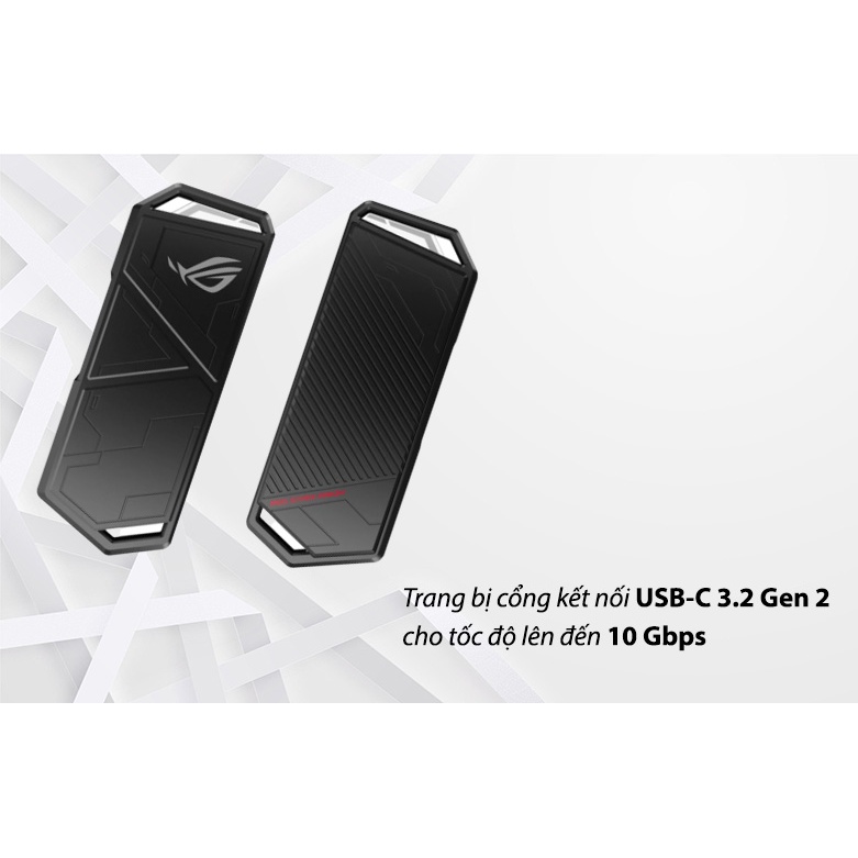 Hộp đựng ổ cứng SSD M.2 nvme Asus ROG strix Arion LITE usb 3.2 gen 2 typeC ESD-S1CL
