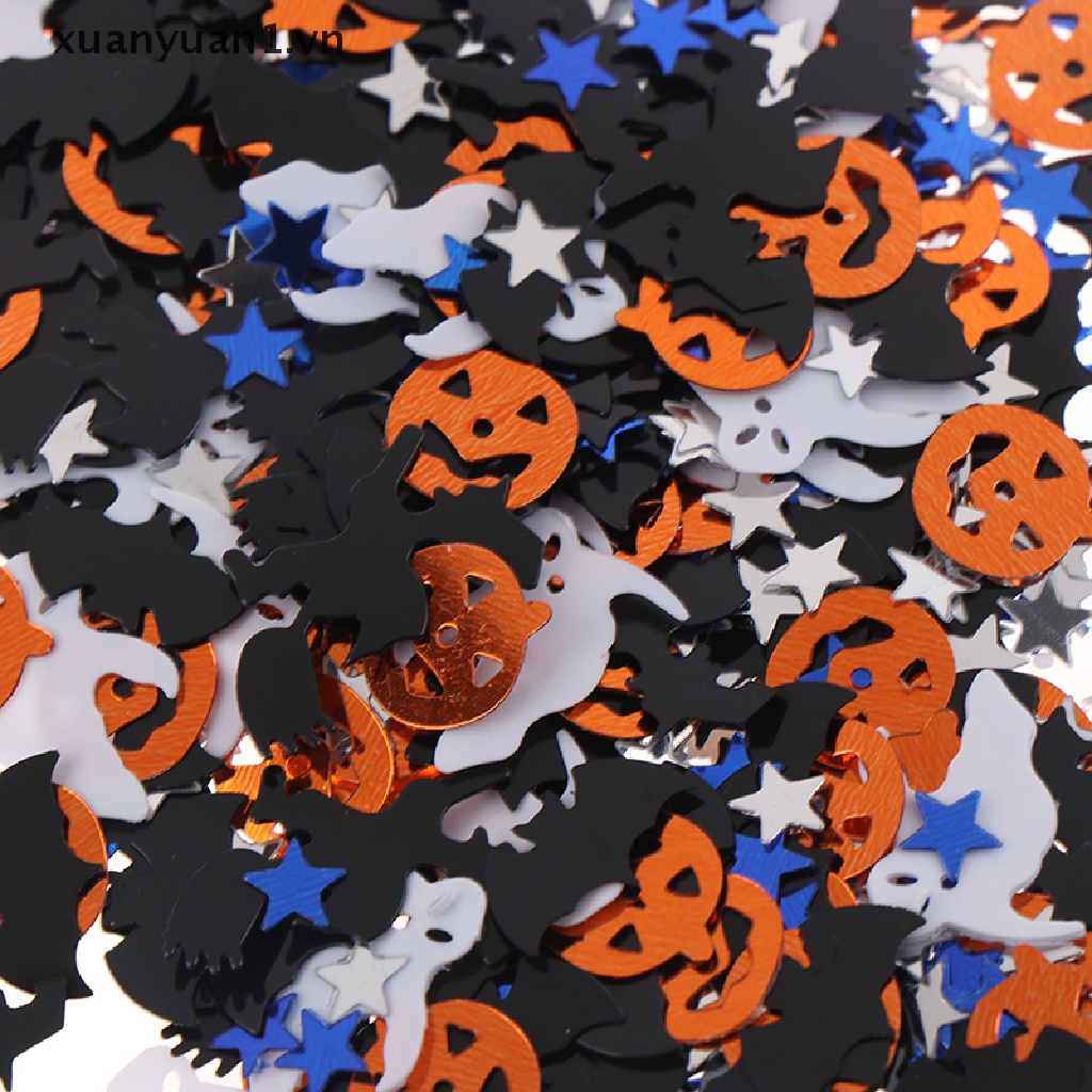 Túi 15g Hoa Giấy Hình Bí Ngô Dơi Trang Trí Halloween