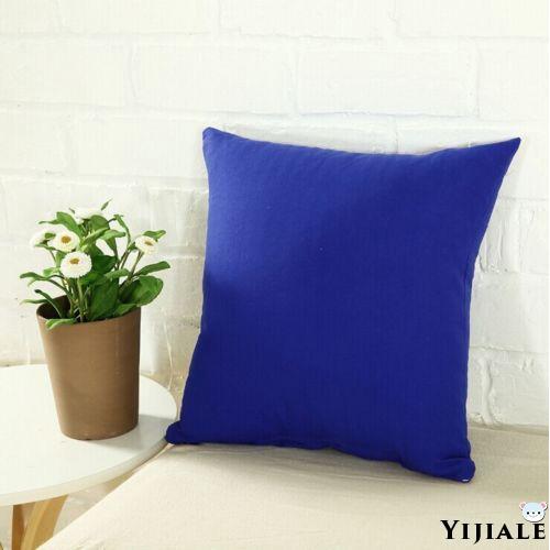 YJ★Square Home Sofa Decor Pillow Cover Case Throw Cushion Cover Size 16" Pure