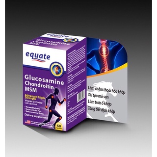 Glucosamin Chondroitin MSM – Giúp xương chắc khớp khỏe, ngăn ngừa thoái hóa khớp, tái tạo mô sụn