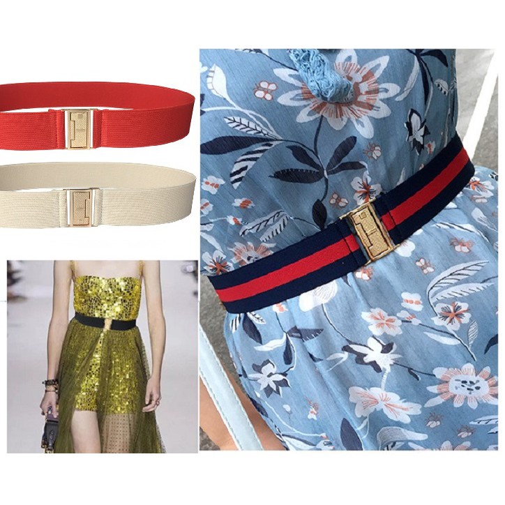 [FREESHIP đơn từ 0đ] Đai váy thắt lưng nữ chun co giãn