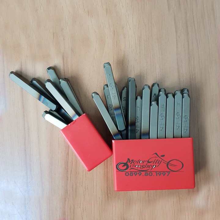 Bộ Đục Chữ Và Số 5mm - Xuôi