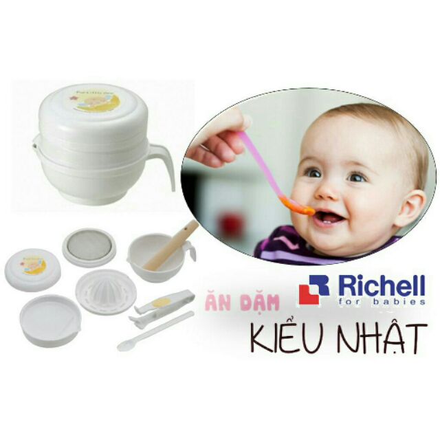 Bộ Chế Biến Ăn Dặm Kiểu Nhật Richell