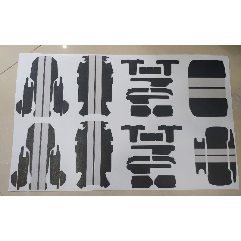 Skin Decal Dán Trang Trí Mavic Mini 2 - Mini 1 Và Se - Đen 2 Gạch Xám