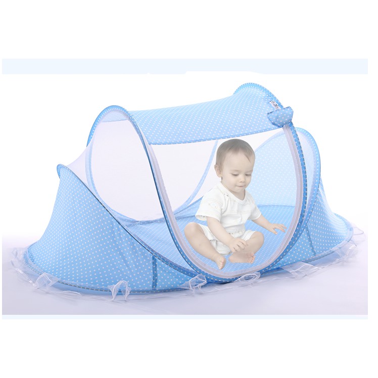 [Mã 267FMCGSALE giảm 8% đơn 500K] màn chụp tránh muỗi cho bé sơ sinh đến 2 tuổi - mùng happy baby