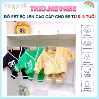 Bộ len gấu b -qc cho bé