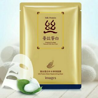 [Cao cấp] Mặt nạ lụa tơ tằm bổ sung colagen chống lão hóa SILK PROTEIN IMAGES