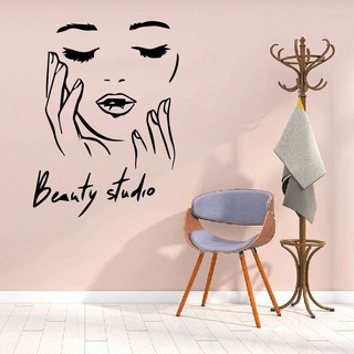 Decal Trang Trí Cửa Tiệm Nail - Spa - HairSalon - Nối Mi, tạo điểm nhấn thu hút khách hàng P6