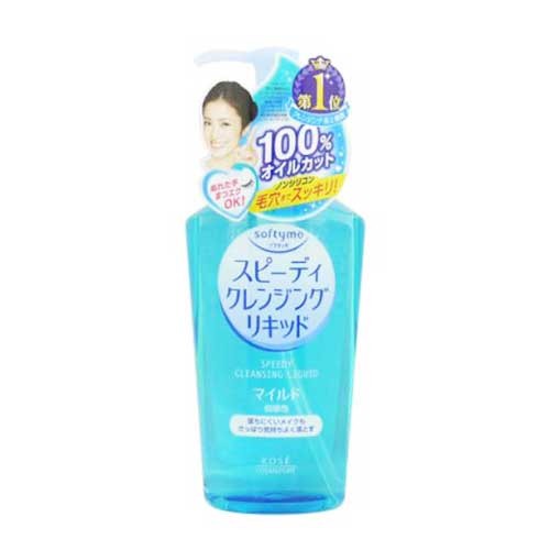 Dầu tẩy trang Kose Softymo Speedy Cleansing Liquid 230ml - dành cho trang điểm nhẹ