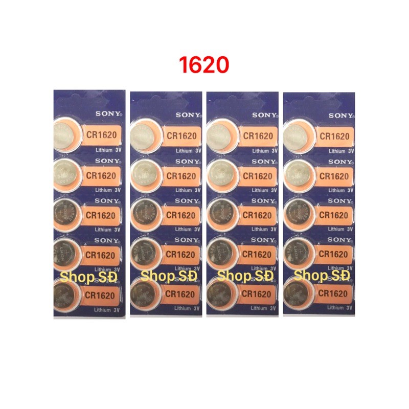 PIN NÚT TRÒN - PIN ĐỒNG HỒ MÃ SỐ 1620